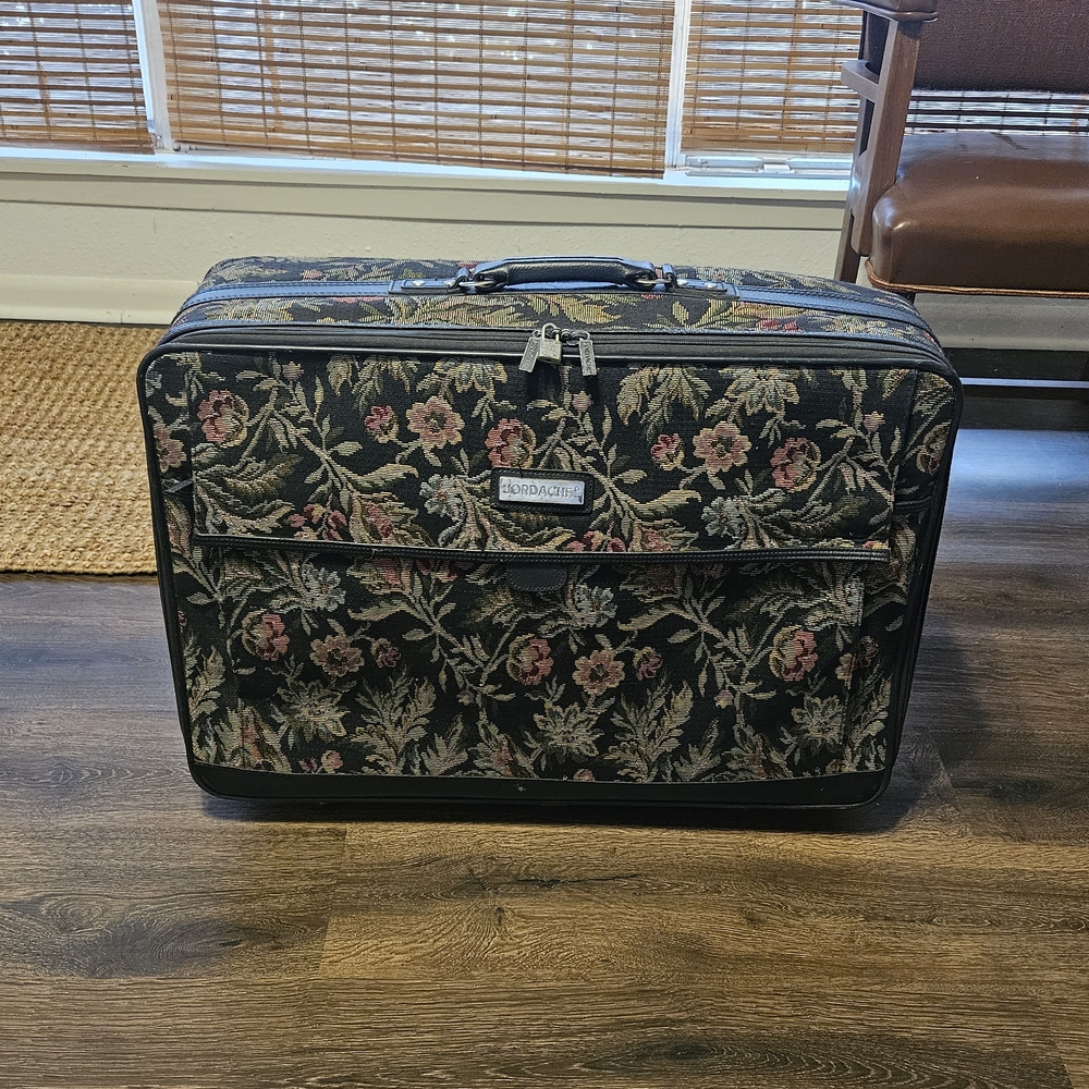 Jordache Floral Suitcase